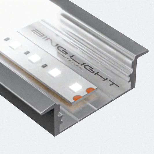 Wide Recessed Aluminium Channel 3010A-2